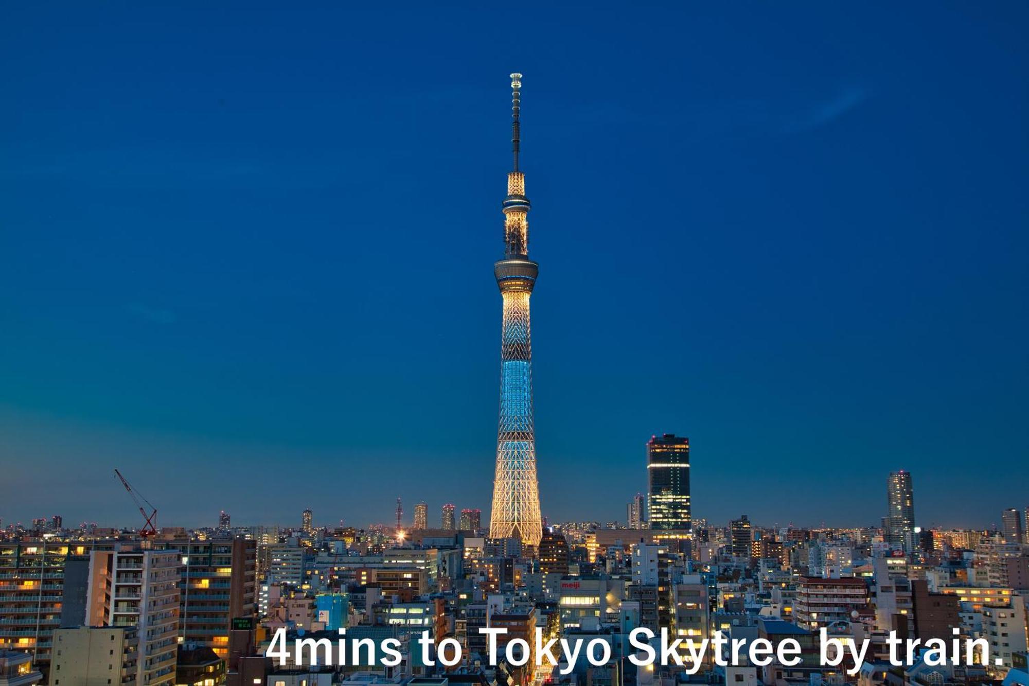 東京スカイツリー眺望 一棟貸切 駅徒歩50秒 浅草8分 スカイツリー4分 銀座20分 Apartment Tokyo Luaran gambar