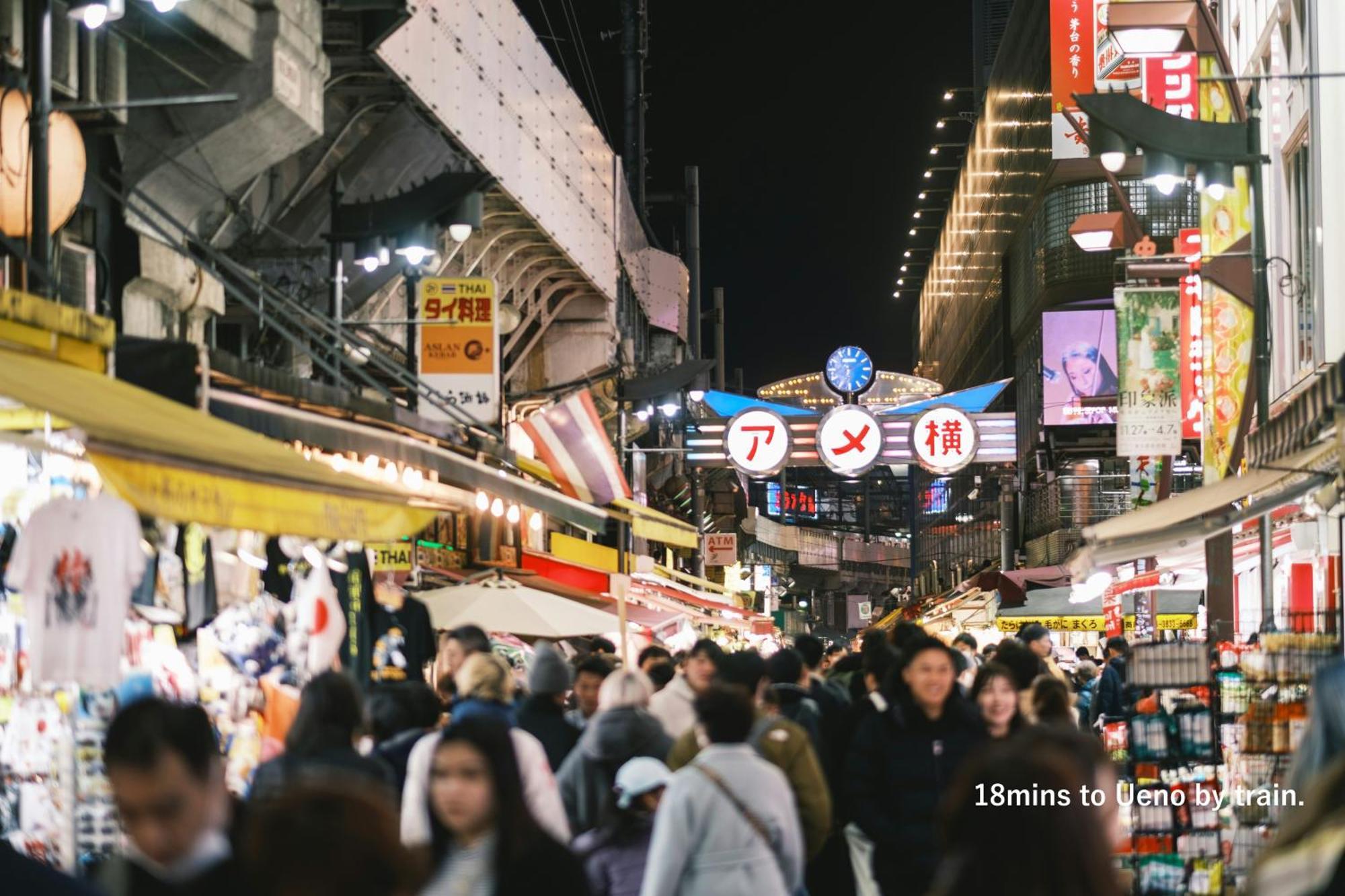 東京スカイツリー眺望 一棟貸切 駅徒歩50秒 浅草8分 スカイツリー4分 銀座20分 Apartment Tokyo Luaran gambar